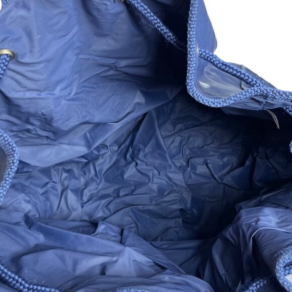 Ralph Lauren Polo Sport Navy Blue Drawstring Bucket Bag Y2K 90's - Picture 6 of 9